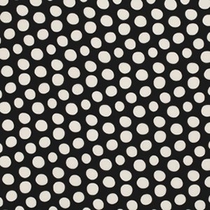 Luella Doss Fowl Play Fabric - Dots - Black