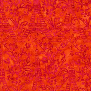 Michael Miller Fabrics Batiks Fabric - Eiffel Tower - Sorbet