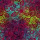 Michael Miller Fabrics Batiks - Floral Fling - Rainbow Fabric photo