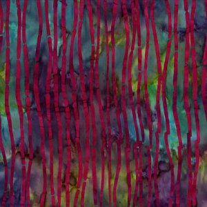 Michael Miller Fabrics Batiks Fabric - Reeds - Rainbow