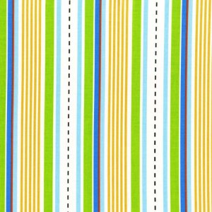 Michael Miller Fabrics Les Monsieurs Fabric - Racing Stripes - Multi