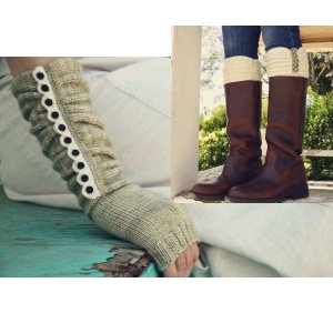 Pam Powers Knits Patterns - Austin Boot Liners & Mitts Pattern