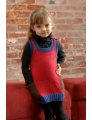 Plymouth Yarn Baby & Children Patterns - 2554 Girl's Colorblock Dress Patterns photo