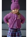 Plymouth Yarn Baby & Children Patterns - 2620 Chain Rib Girl's Cardi And Hat Patterns photo