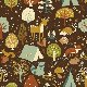 Birch Fabrics Fort Firefly - Critter Camp (Discontinued) Fabric photo