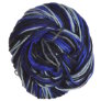 Schoppel Wolle Pur - 1968 Blue/Black/White Yarn photo