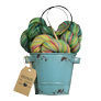 Jimmy Beans Wool Koigu Yarn Bouquets - Linen Stitch Scarf Bouquet - Green/Yellow Kits photo