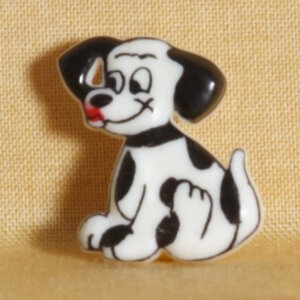 Muench Plastic Buttons - Dalmation