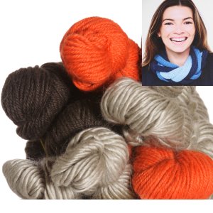 Be Sweet Multicolor Entwined Cowl Kit - Persimmon