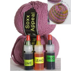 Knit One, Crochet Too Spiral Socks - Rose