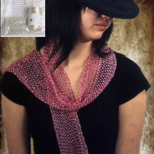 Swallow Hill Creations April Beaded Scarf - Champagne
