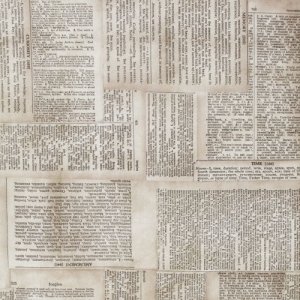 Tim Holtz Eclectic Elements Fabric - Dictionary - Neutral