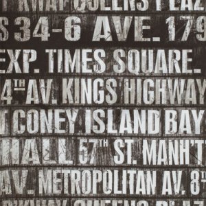 Tim Holtz Eclectic Elements Fabric - Subway - Taupe
