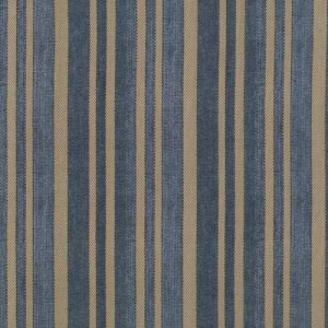 Tim Holtz Eclectic Elements Fabric - Ticking - Blue