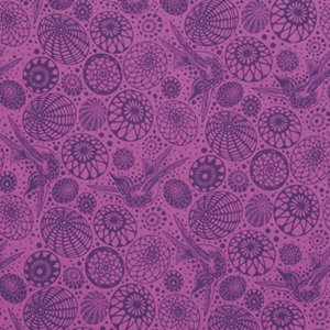 Tula Pink Acacia Fabric - Humming Bird - Dusk