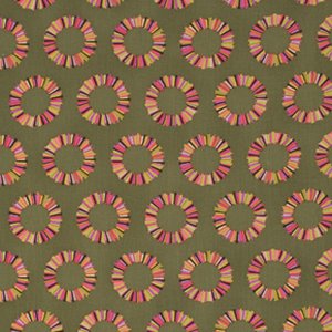 Tula Pink Acacia Fabric - Pineapple Slices - Olive