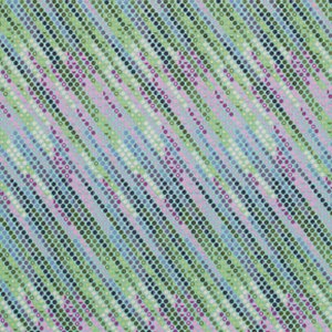 Tula Pink Acacia Fabric - Pixel Dot - Teal