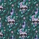 Tula Pink Acacia - Racoon - Blueberry (backordered) Fabric photo