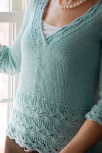 Knit One, Crochet Too Patterns - English Manor Top Pattern