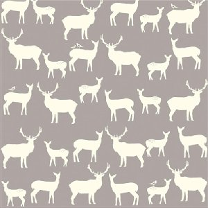 Birch Fabrics Elk Grove Knits Fabric - Elk Family Shroom