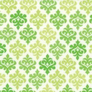 Me and My Sister Giggles Fabric - Wallpaper - Grenade Green (22205 13)