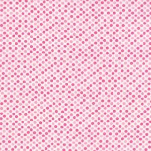 Me and My Sister Giggles Fabric - Giggly Dots - Giggle Pink (22206 11)