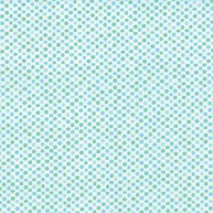 Me and My Sister Giggles Fabric - Giggly Dots - Firecracker Turquoise (22206 15)