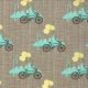 Kate & Birdie Bluebird Park - Bicycle - Lamp Post (13103 16) Fabric photo
