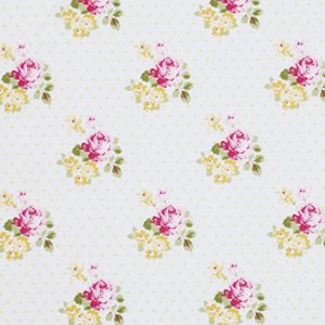 Tanya Whelan Sunshine Roses Fabric - Hanky Rose - Yellow