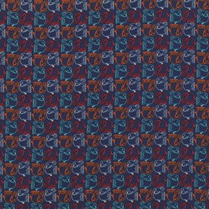 Valori Wells Bridgette Lane Fabric - Ellie - Blueberry