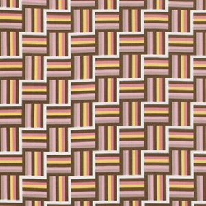 Jenean Morrison Wishing Well Fabric - Ladder Stripe - Pink