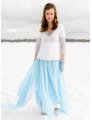 Blue Sky Fibers Adult Clothing Patterns - Sylvia Sweater Patterns photo