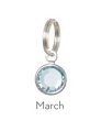 Anna Bee Jewelry Birthstone Stitch Markers - 03 - March Accessories photo