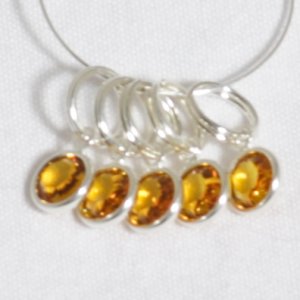Anna Bee Jewelry Birthstone Stitch Marker Sets - 11 - November Set