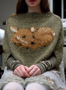 Tiny Owl Knits Patterns - Fawn Poncho Pattern