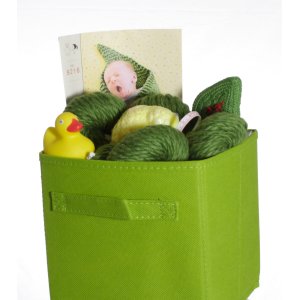 Jimmy Beans Wool Baby Gift Baskets - Spud & Chloe Leaf Blanket