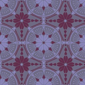 Anna Maria Horner True Colors Fabric - Medallion - Violet