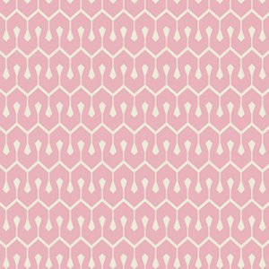 Heather Bailey True Colors Fabric - New Wave - Pink