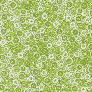 Jenean Morrison True Colors Fabric - Buttons - Green