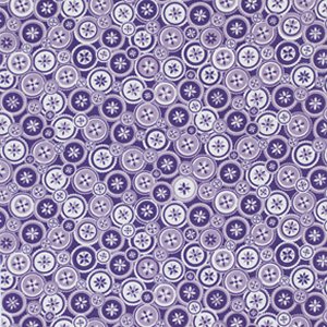 Jenean Morrison True Colors Fabric - Buttons - Purple