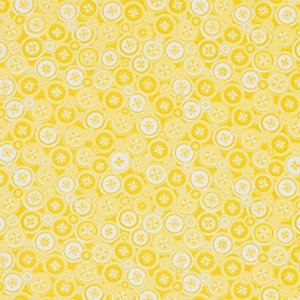 Jenean Morrison True Colors Fabric - Buttons - Yellow