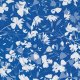 Jenean Morrison True Colors - Flowers - Blue Fabric photo