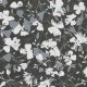 Jenean Morrison True Colors - Flowers - Gray Fabric photo