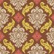 Joel Dewberry True Colors - Damask - Maple Fabric photo