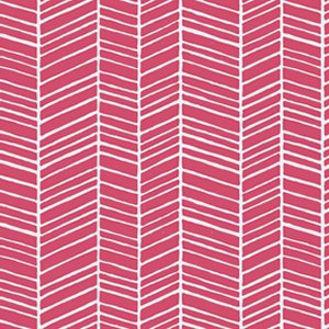 Joel Dewberry True Colors Fabric - Herringbone - Pink
