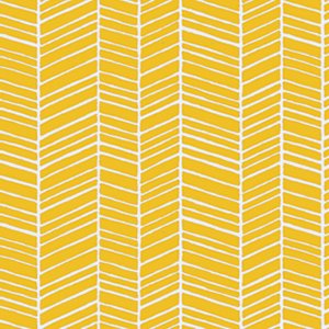 Joel Dewberry True Colors Fabric - Herringbone - Yellow