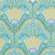 Dena Designs Little Azalea - Hyacinth - Aqua Fabric photo