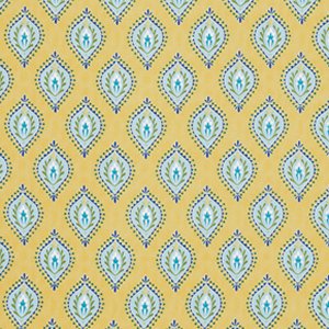 Dena Designs Little Azalea Fabric - Peony - Aqua