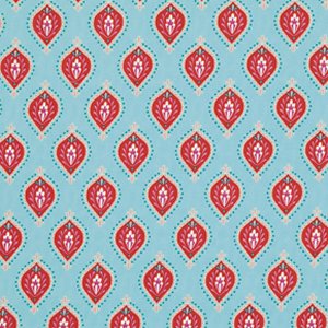 Dena Designs Little Azalea Fabric - Peony - Red