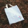 Jimmy Beans Wool Logo Gear - Blue/Olive Polka Dot Tote Bag Accessories photo